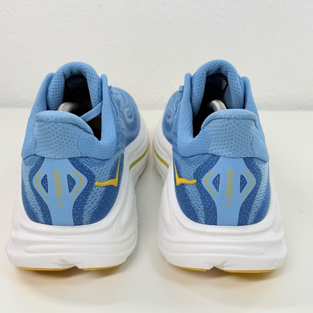 Hoka Clifton 10 Wide Running Shoes Mens Size 9.5EE Blue Gym Sneakers 1162032 ALF - Picture 4 of 9